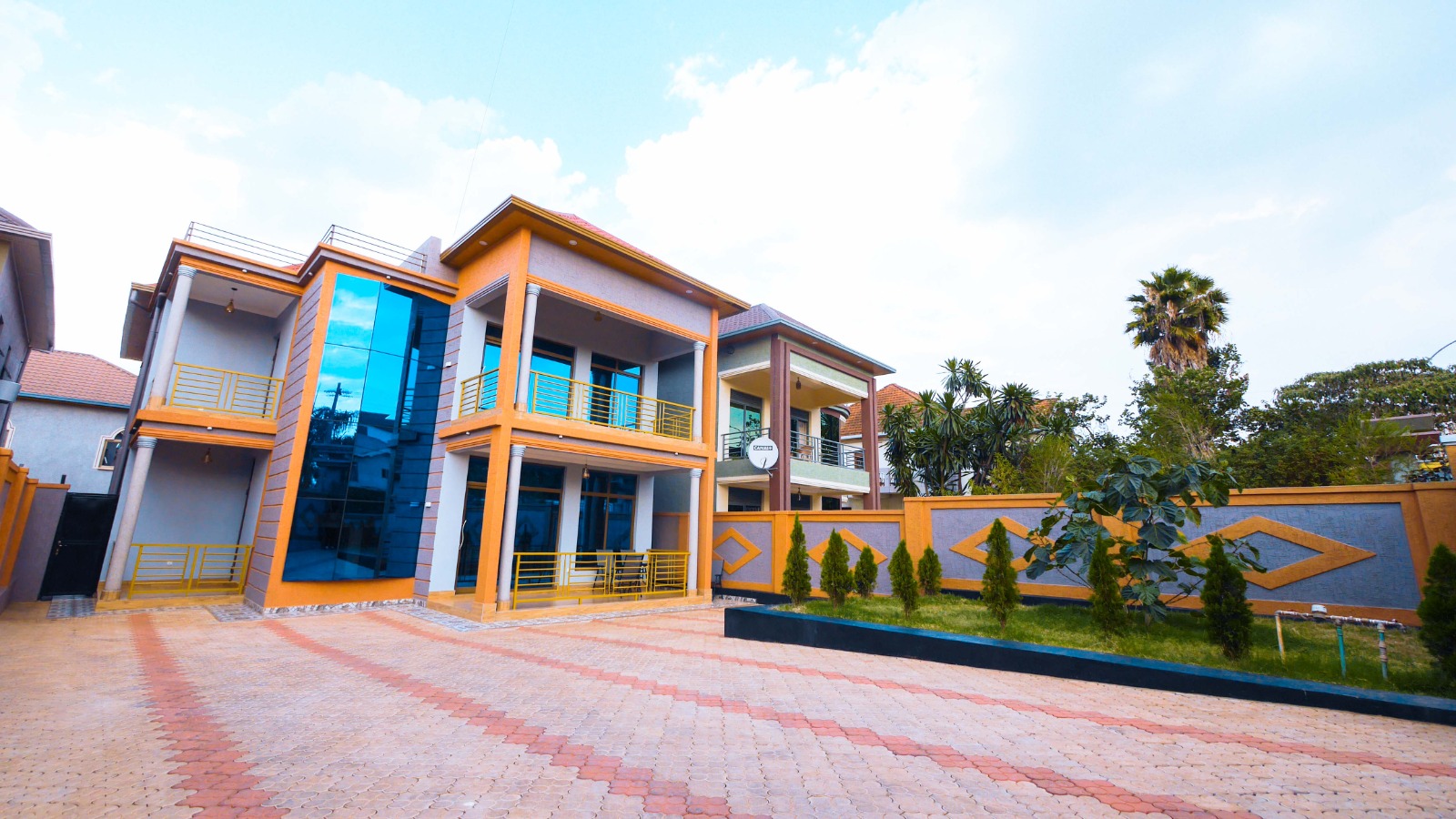 V171 Gacuriro very nice full furnished new house for rent with Big Parking in Kigali Rwanda